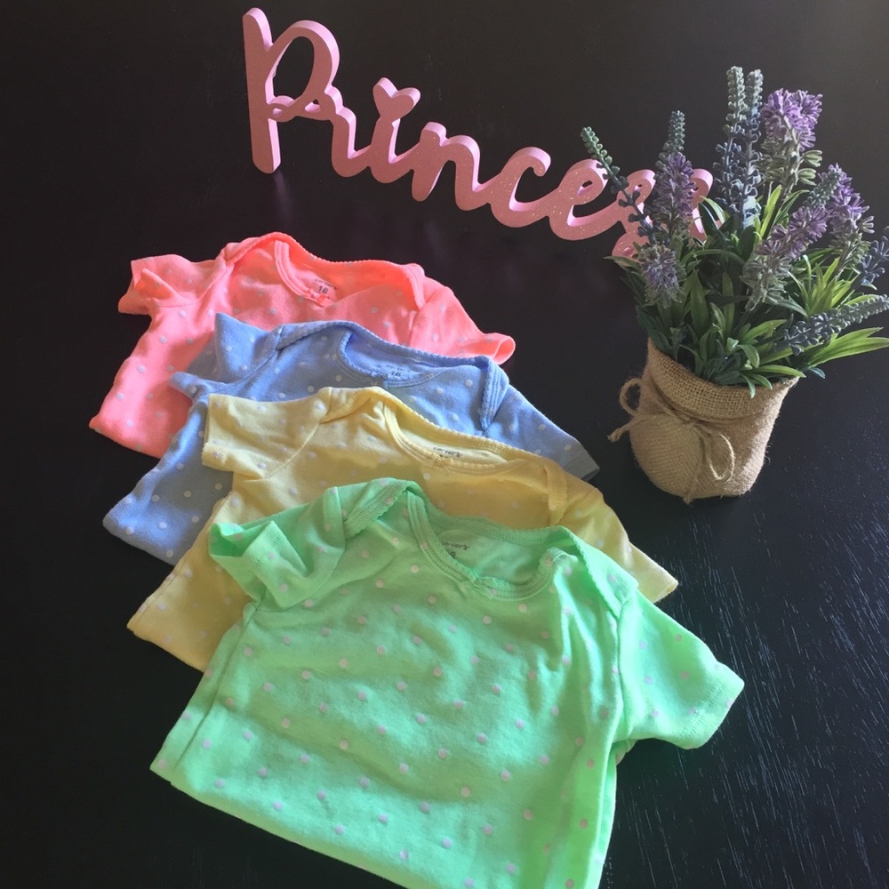 Carter’s Polka Dot Onesies